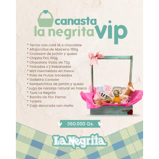 CANASTA LA NEGRITA TRAD. VIP